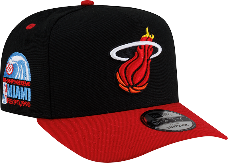 Miami Heat Hardwood Classics 90s All-Star Weekend 9FIFTY A-Frame Snapback Hat
