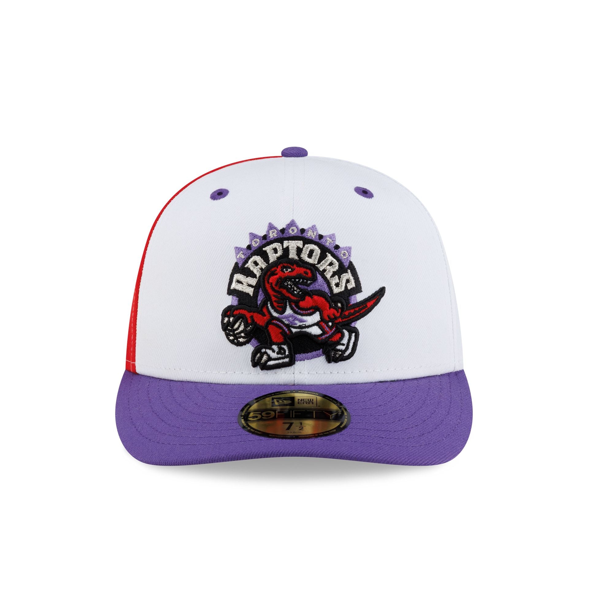 Toronto Raptors Hardwood Classics 90s White 59FIFTY Fitted Hat