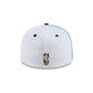 Utah Jazz Hardwood Classics 90s White 59FIFTY Fitted Hat