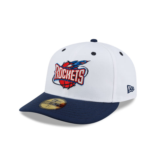 Houston Rockets Hardwood Classics 90s White 59FIFTY Fitted Hat - New Era Cap