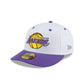 Los Angeles Lakers Hardwood Classics 90s White 59FIFTY Fitted Hat