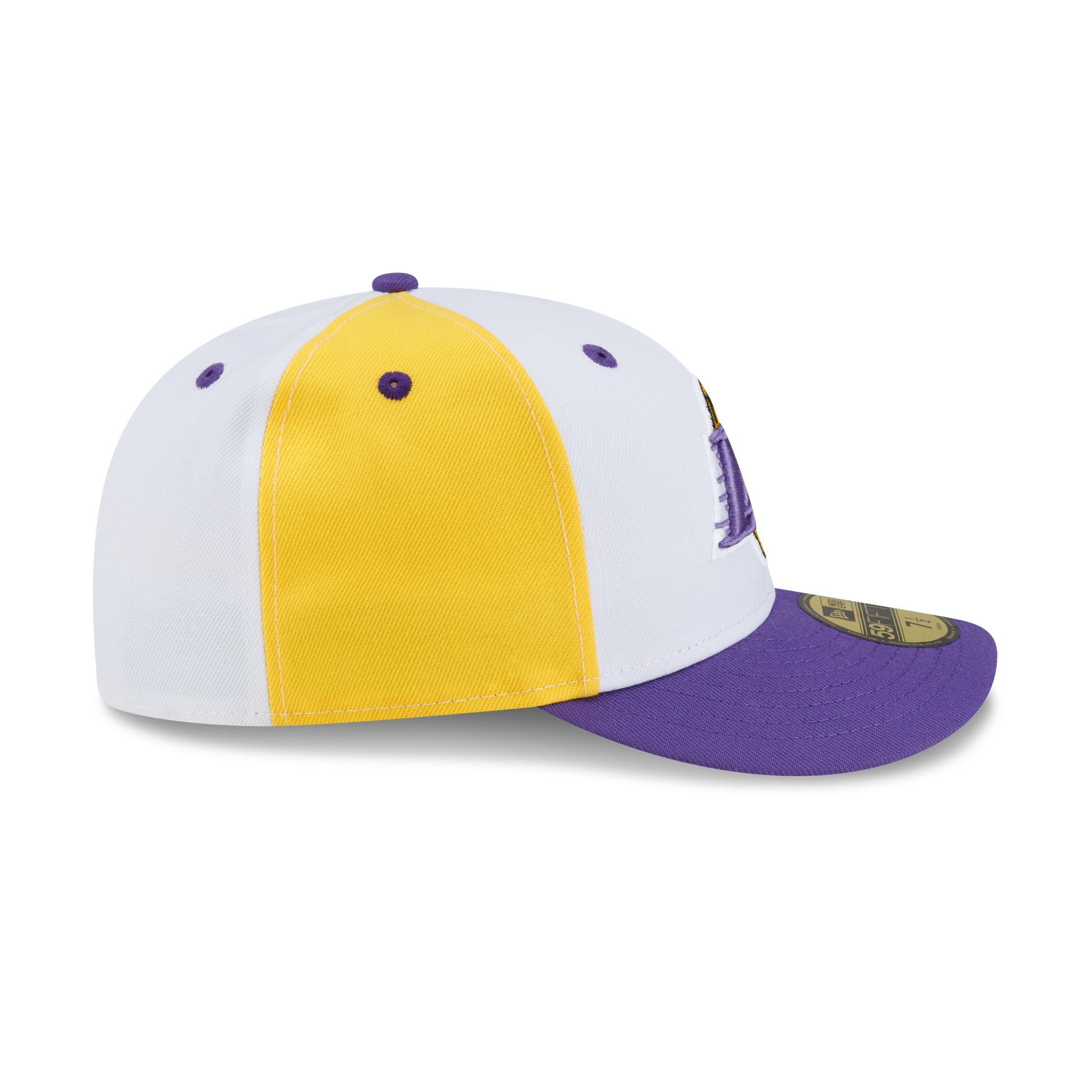 Los Angeles Lakers Hardwood Classics 90s White 59FIFTY Fitted Hat