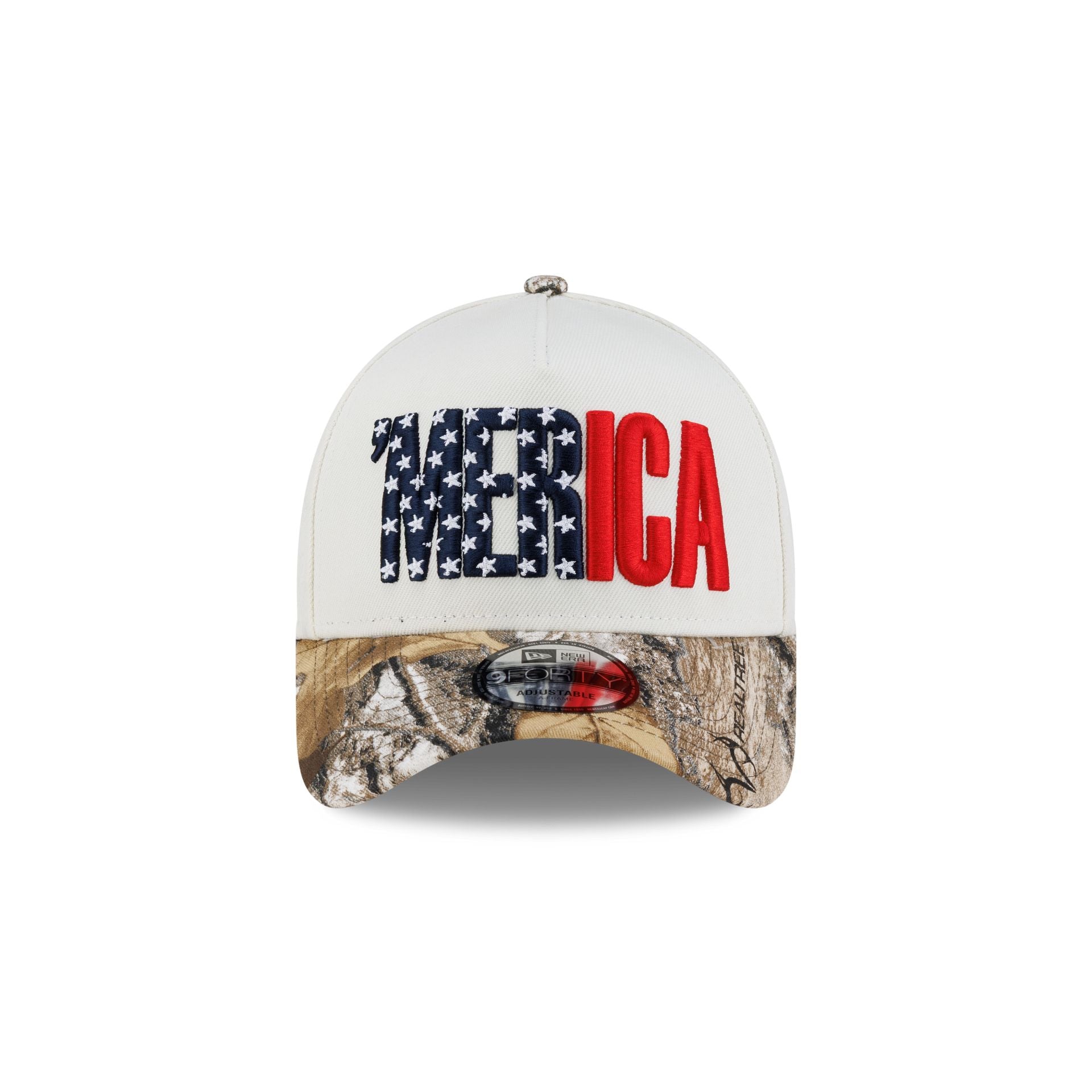 UFC 'Merica Chrome White 9FORTY A-Frame Snapback Hat