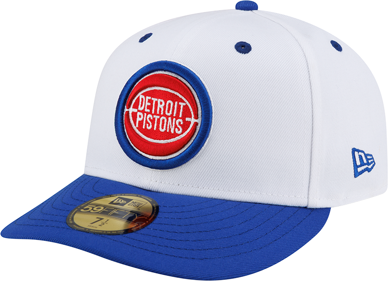 Detroit Pistons Hardwood Classics 90s White 59FIFTY Fitted Hat