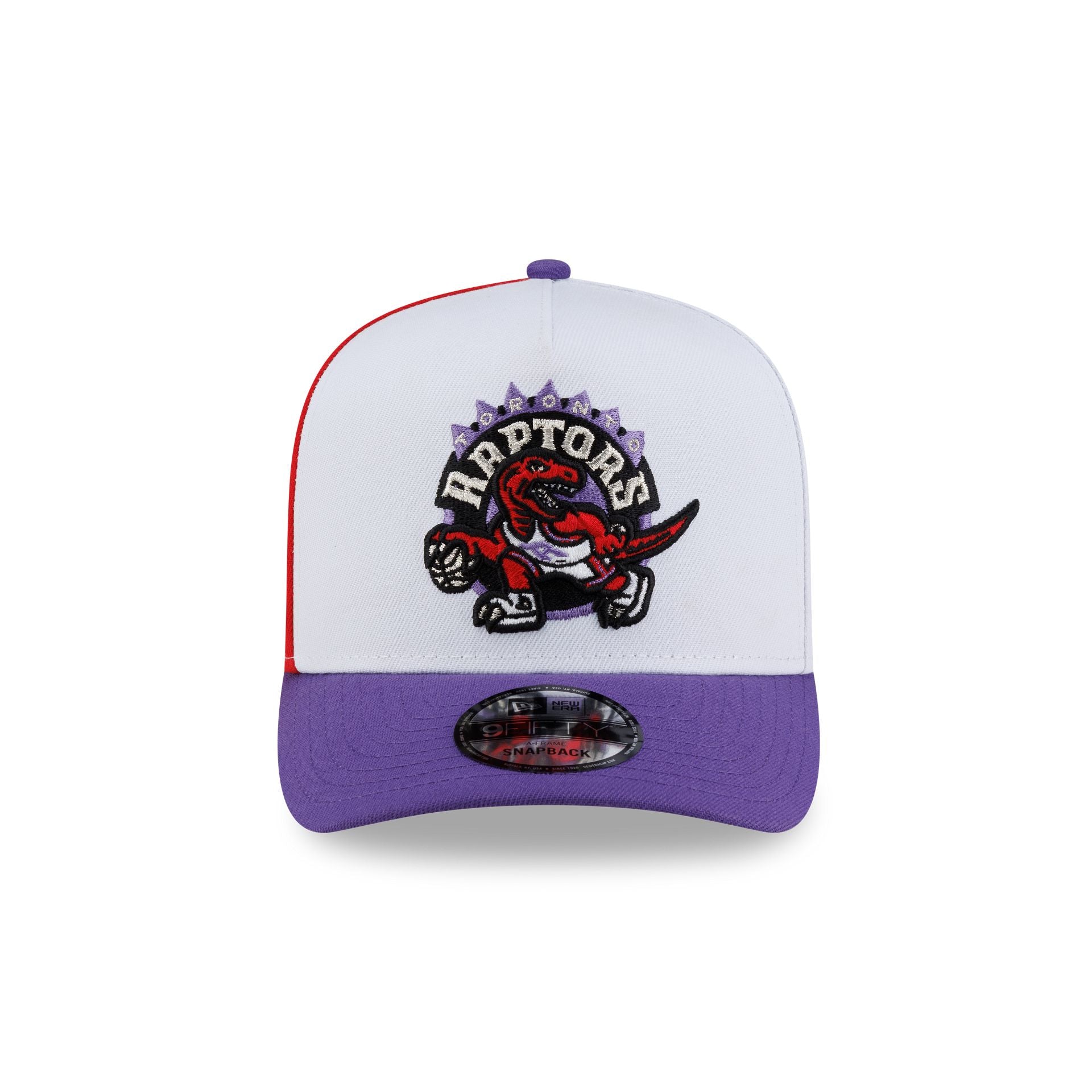 Toronto Raptors Hardwood Classics 90s Panel 9FIFTY A-Frame Snapback Hat