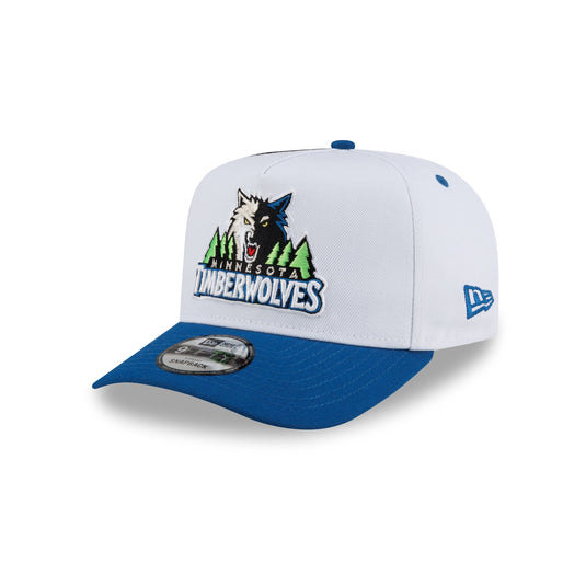 Minnesota Timberwolves Hardwood Classics 90s Panel 9FIFTY A-Frame Snapback Hat - New Era Cap