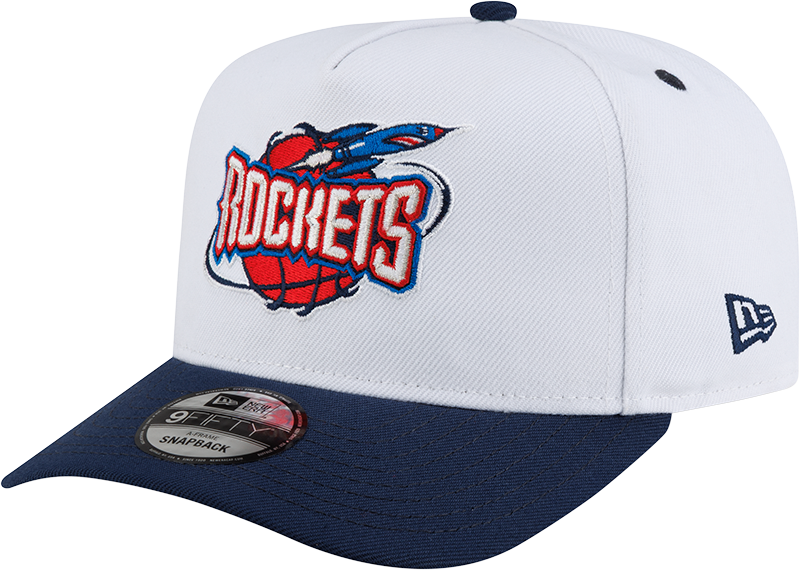 Houston Rockets Hardwood Classics 90s Panel 9FIFTY A-Frame Snapback Hat
