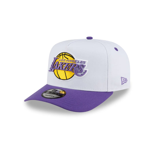 Los Angeles Lakers Hardwood Classics 90s Panel 9FIFTY A-Frame Snapback Hat - New Era Cap