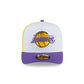 Los Angeles Lakers Hardwood Classics 90s Panel 9FIFTY A-Frame Snapback Hat