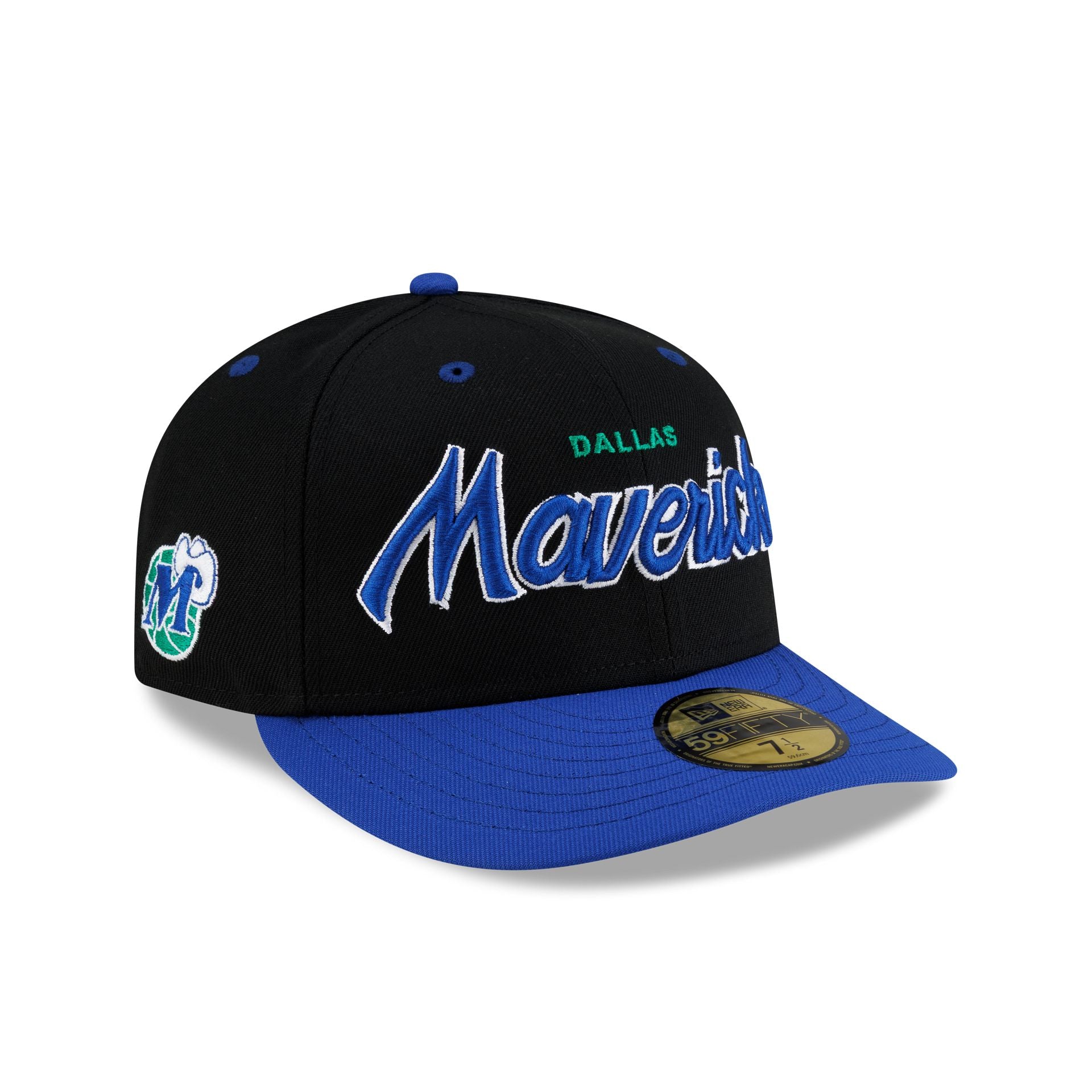 Hardwood Script Dallas Mavericks Hardwood Classics 90s Script 59FIFTY Fitted Hat – New ...