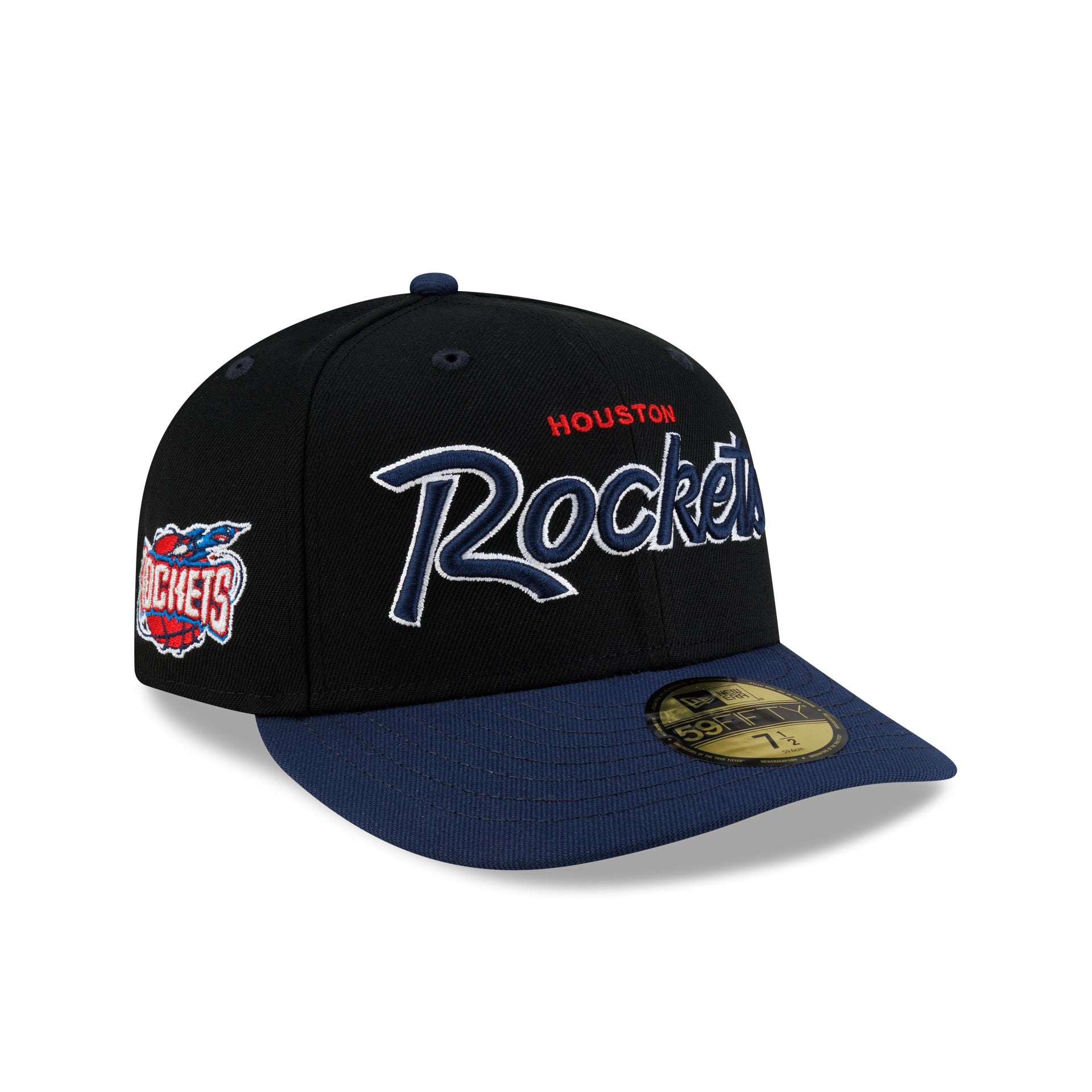 Houston Rockets Hardwood Classics 90s Script 59FIFTY Fitted Hat – New ...