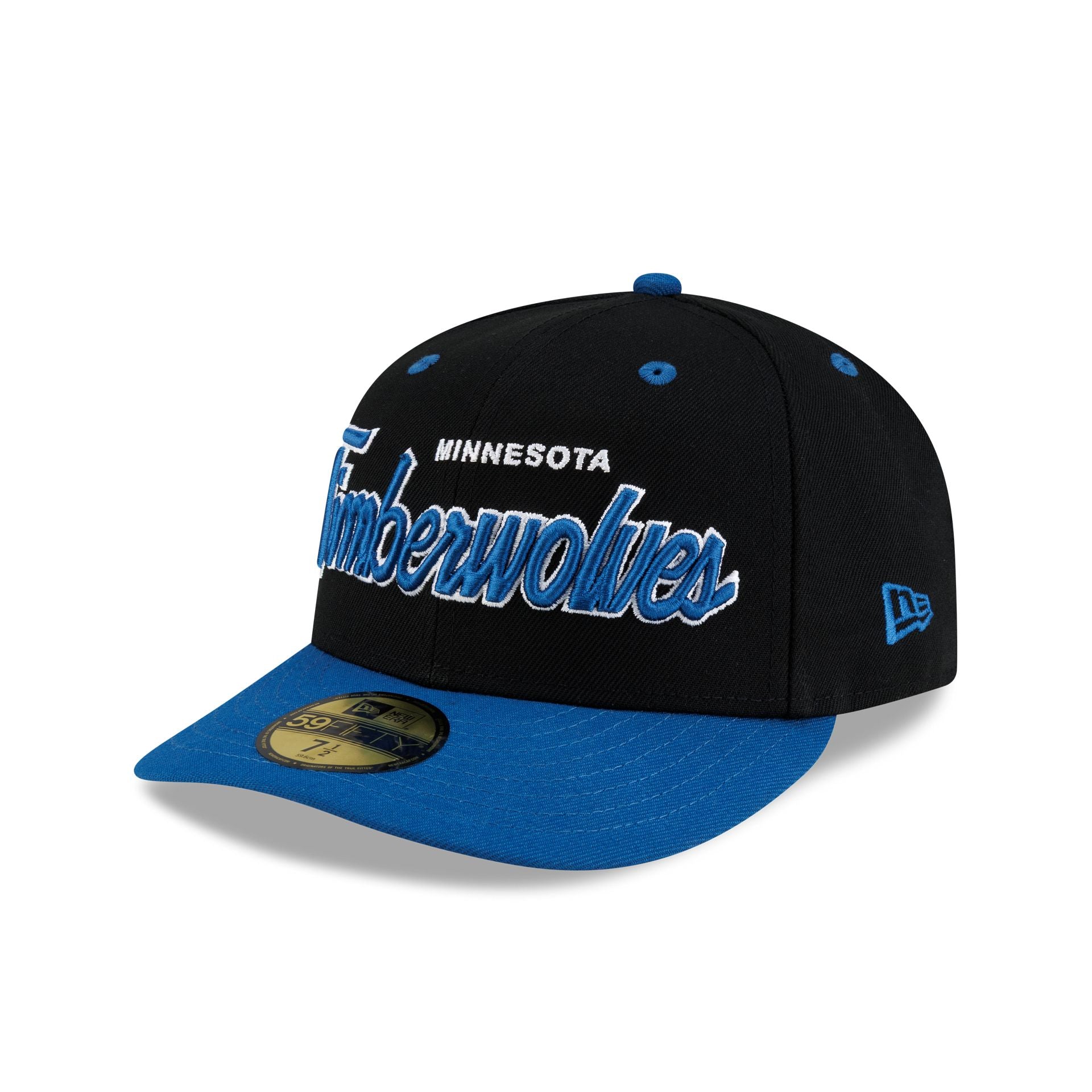 Minnesota Timberwolves Hardwood Classics 90s Script 59FIFTY Fitted