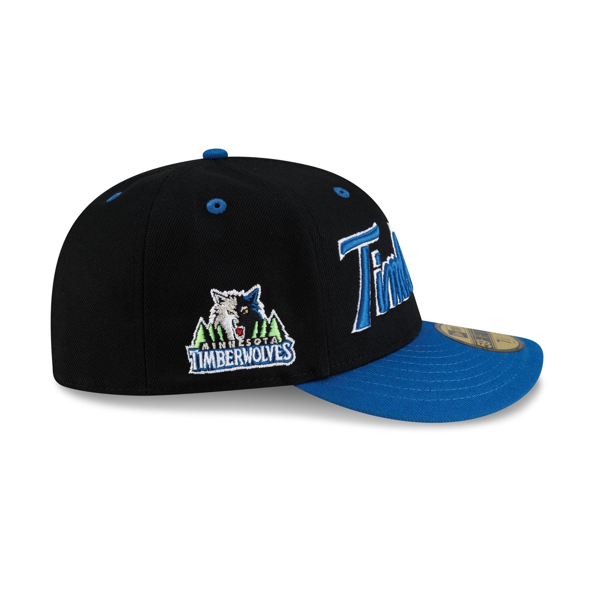 Minnesota Timberwolves Hardwood Classics 90s Script 59FIFTY Fitted