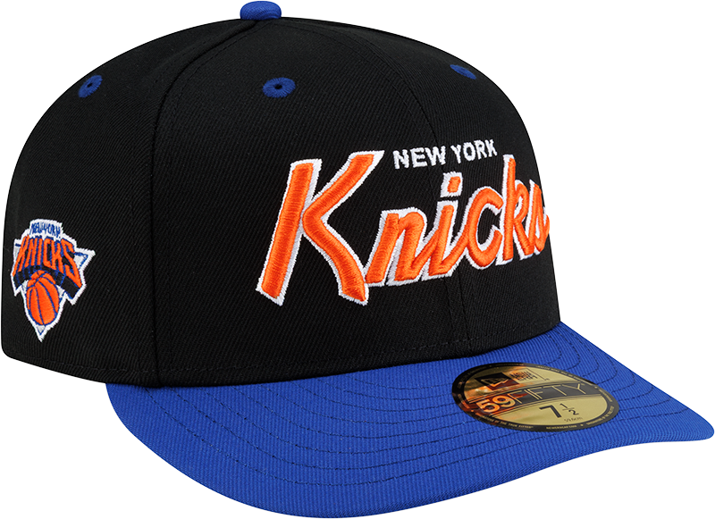 New York Knicks Hardwood Classics 90s Script 59FIFTY Fitted Hat