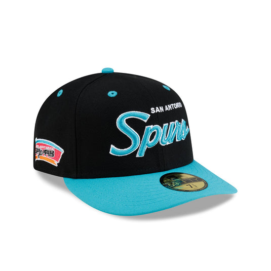 San Antonio Spurs Hardwood Classics 90s Script 59FIFTY Fitted Hat - New Era Cap