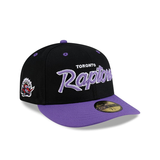 Toronto Raptors Hardwood Classics 90s Script 59FIFTY Fitted Hat - New Era Cap