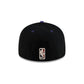 Utah Jazz Hardwood Classics 90s Script 59FIFTY Fitted Hat