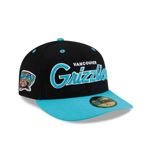 Vancouver Grizzlies Hardwood Classics 90s Script 59FIFTY Fitted Hat - New Era Cap
