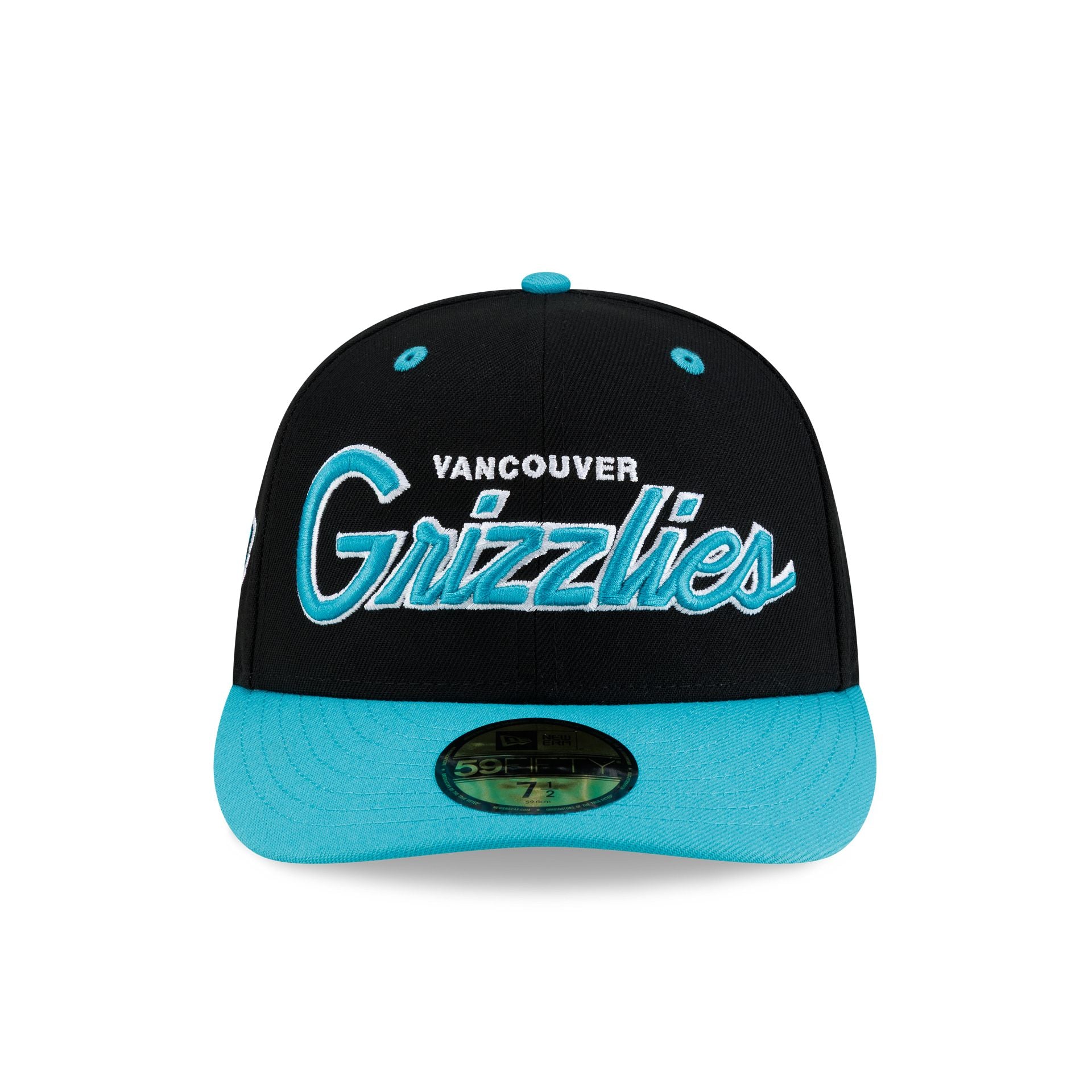 Vancouver Grizzlies Hardwood Classics 90s Script 59FIFTY Fitted Hat