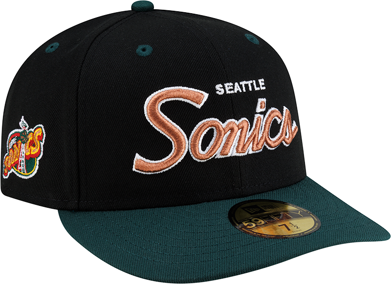 Seattle Supersonics Hardwood Classics 90s Script 59FIFTY Fitted Hat