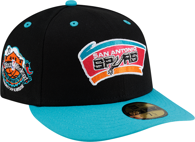 San Antonio Spurs Hardwood Classics 90s All-Star Weekend 59FIFTY Fitted Hat