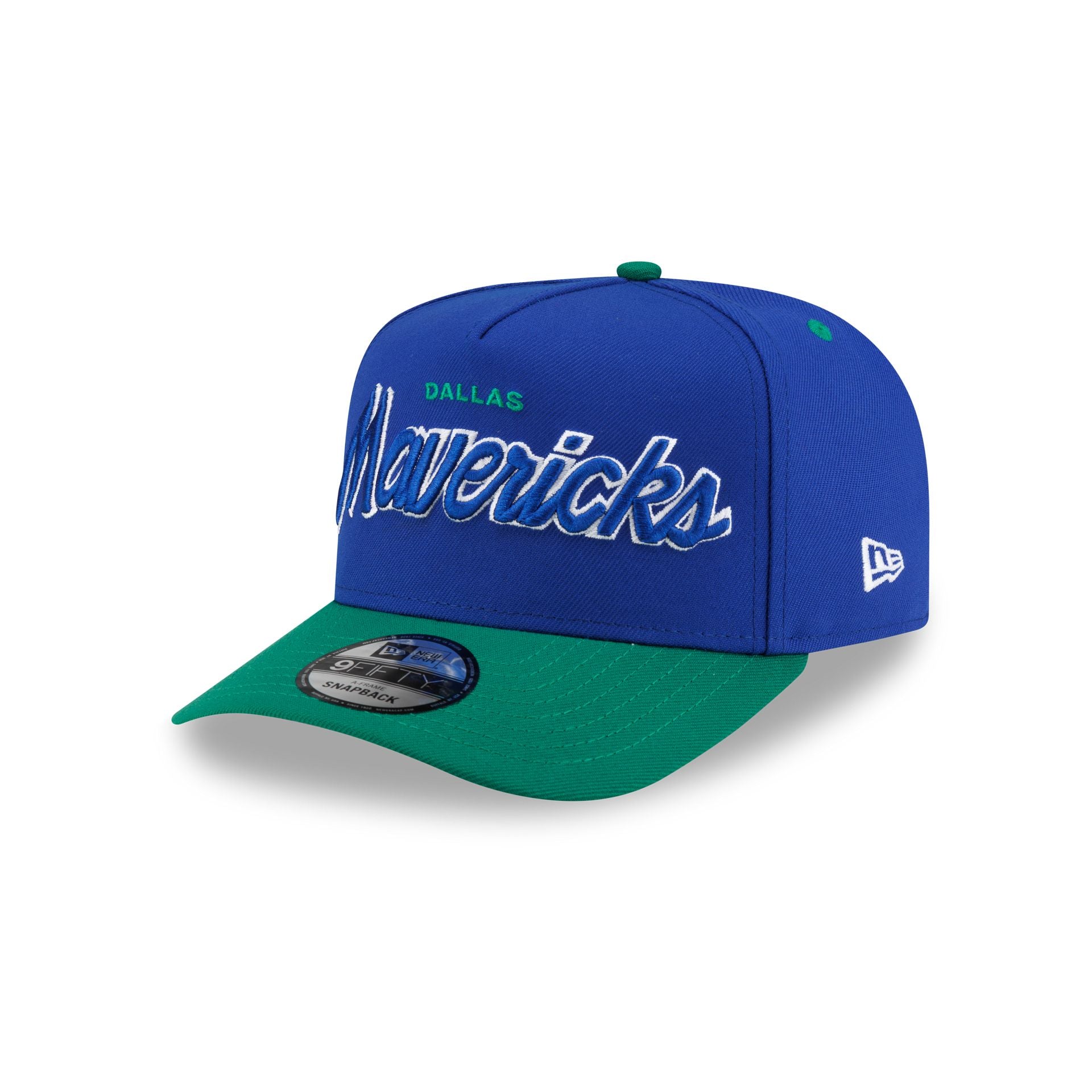 Dallas Mavericks Hardwood Classics 90s Script 9FIFTY A-Frame