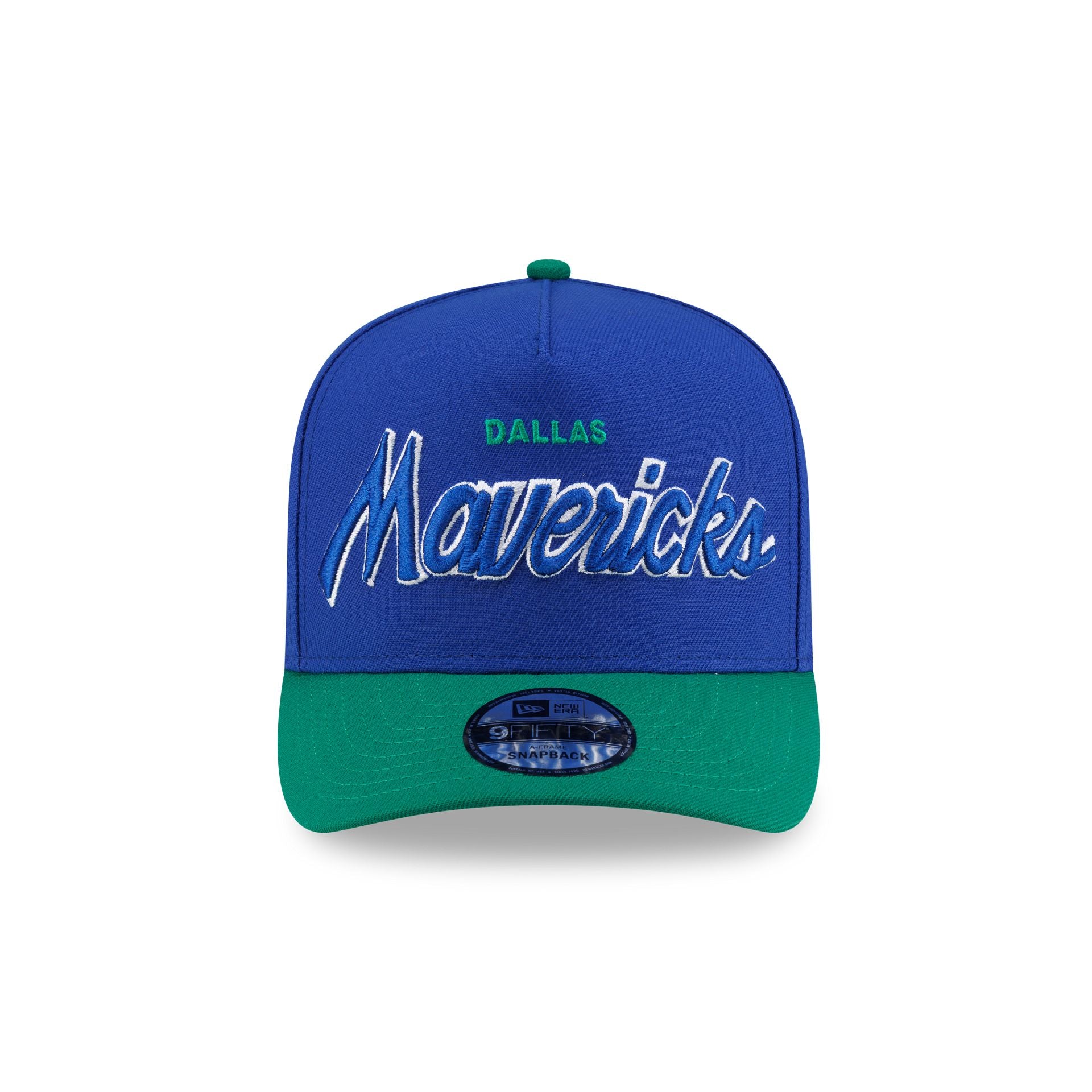 Dallas Mavericks Hardwood Classics 90s Script 9FIFTY A-Frame