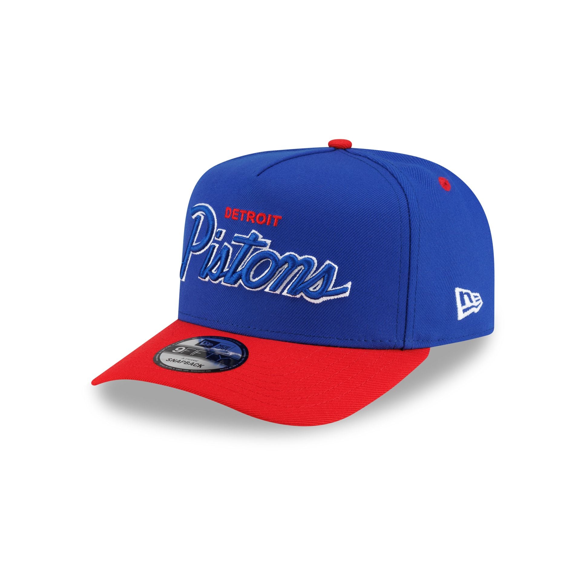 Detroit Pistons Hardwood Classics 90s Script 9FIFTY A-Frame