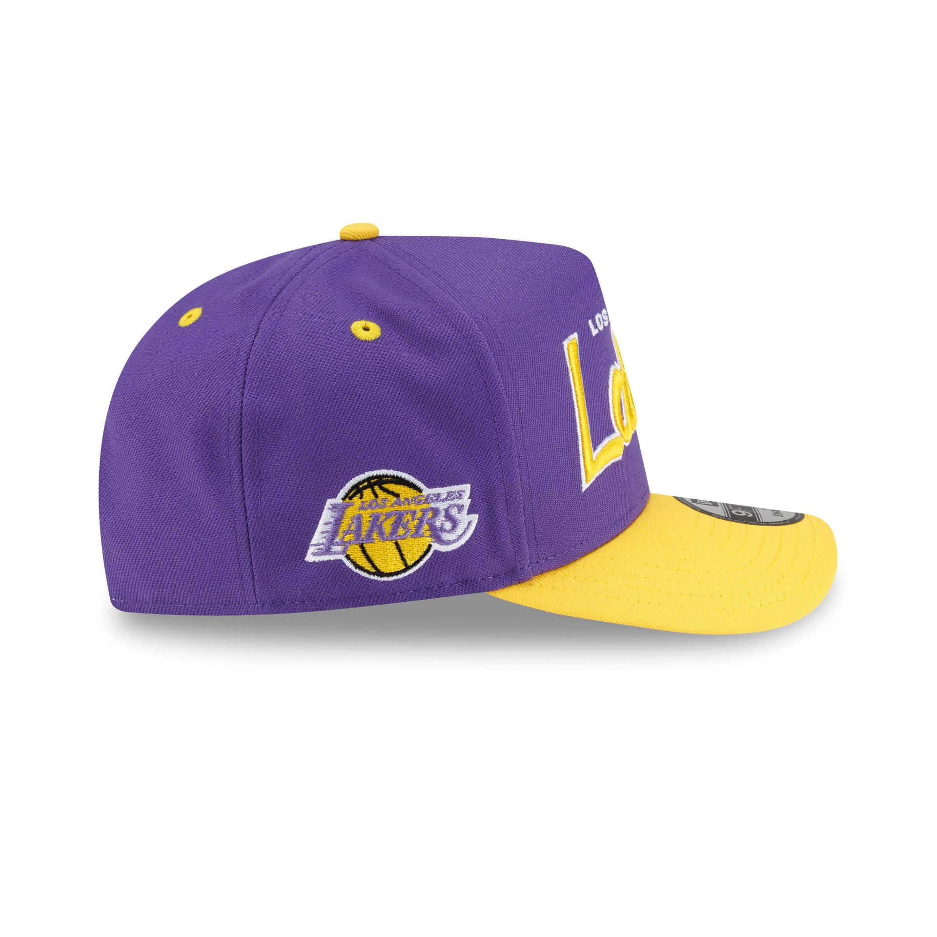 Los Angeles Lakers Hardwood Classics 90s Script 9FIFTY A-Frame