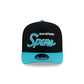 San Antonio Spurs Hardwood Classics 90s Script 9FIFTY A-Frame Snapback Hat