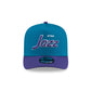 Utah Jazz Hardwood Classics 90s Script 9FIFTY A-Frame Snapback Hat