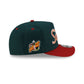 Seattle Supersonics Hardwood Classics 90s Script 9FIFTY A-Frame Snapback Hat