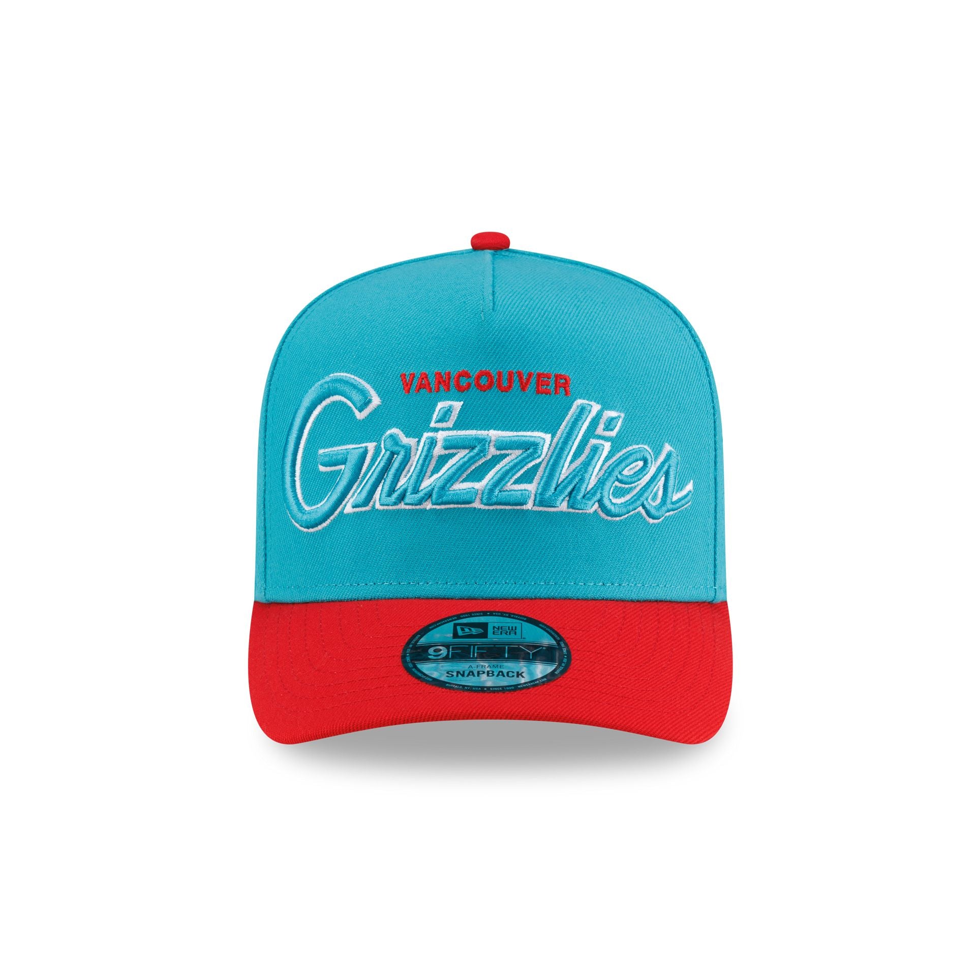 Vancouver Grizzlies Hardwood Classics 90s Script 9FIFTY A-Frame