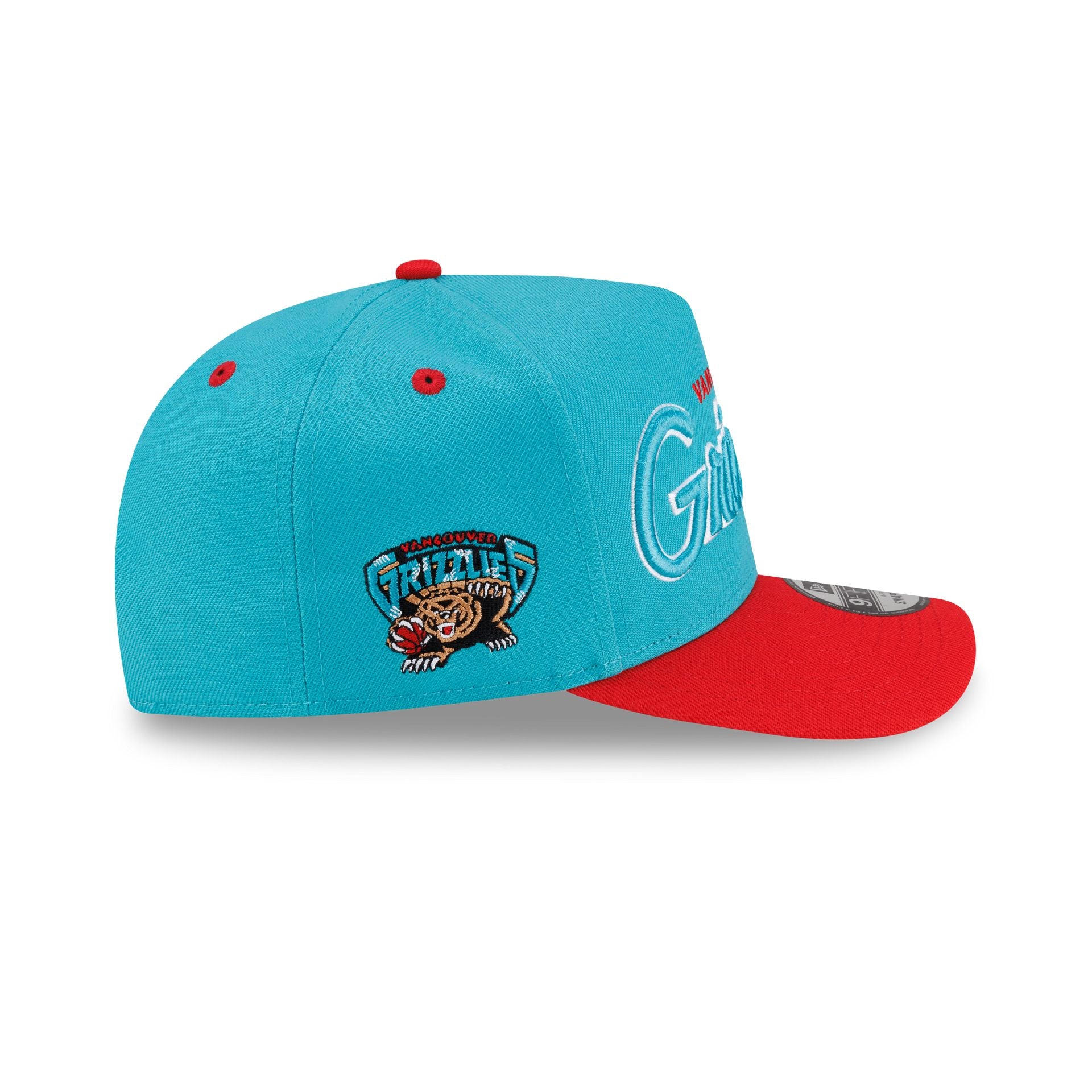 Vancouver Grizzlies Hardwood Classics 90s Script 9FIFTY A-Frame