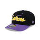 Los Angeles Lakers Hardwood Classics 90s Script 9SEVENTY Stretch-Snap Hat