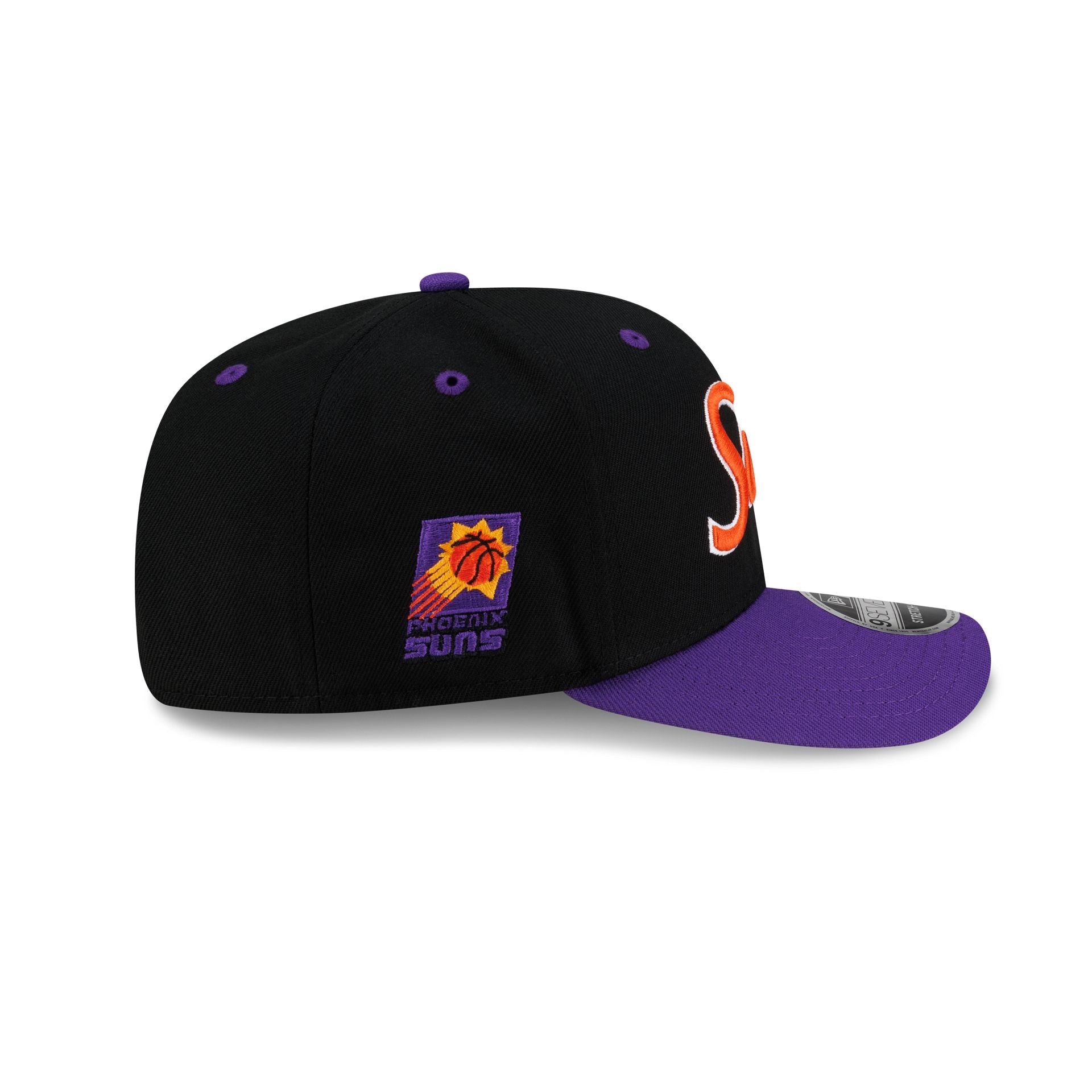 キャップ#00029 Phoenix Suns Hardwood Classics 90s Script 9SEVENTY Stretch-Snap