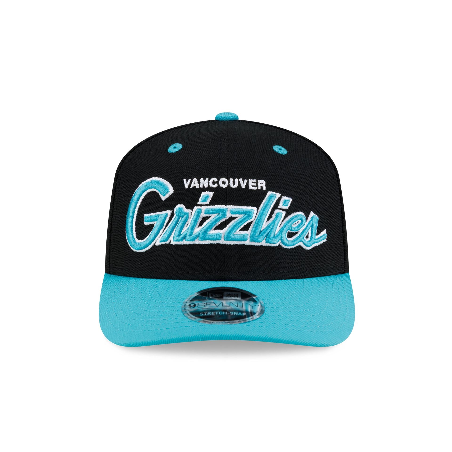 Vancouver Grizzlies Hardwood Classics 90s Script 9SEVENTY Stretch-Snap Hat