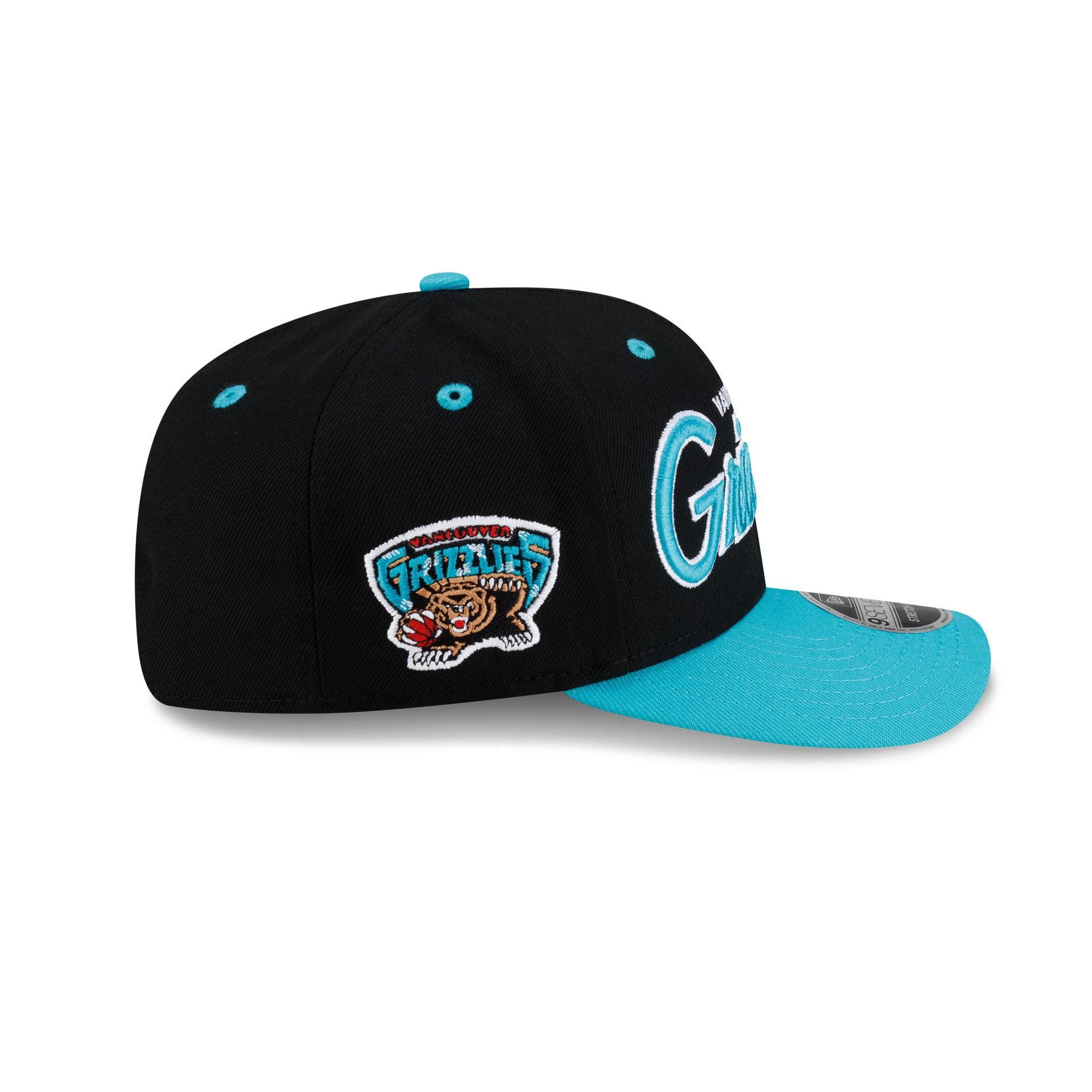 Vancouver Grizzlies Hardwood Classics 90s Script 9SEVENTY Stretch-Snap Hat