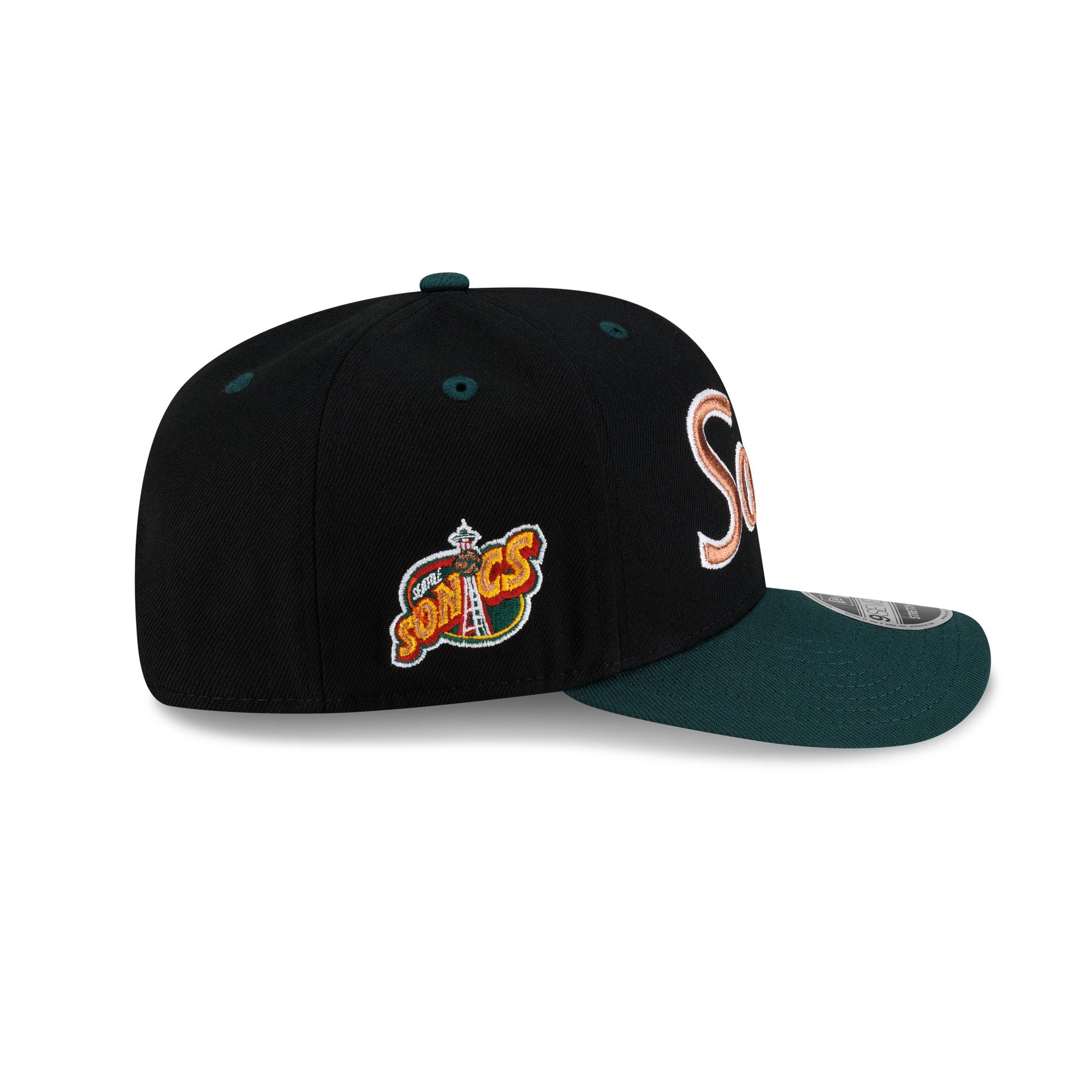 Seattle Supersonics Hardwood Classics 90s Script 9SEVENTY Stretch