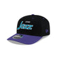 Utah Jazz Hardwood Classics 90s Script 9SEVENTY Stretch-Snap Hat
