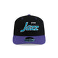 Utah Jazz Hardwood Classics 90s Script 9SEVENTY Stretch-Snap Hat