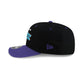 Utah Jazz Hardwood Classics 90s Script 9SEVENTY Stretch-Snap Hat