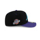 Utah Jazz Hardwood Classics 90s Script 9SEVENTY Stretch-Snap Hat