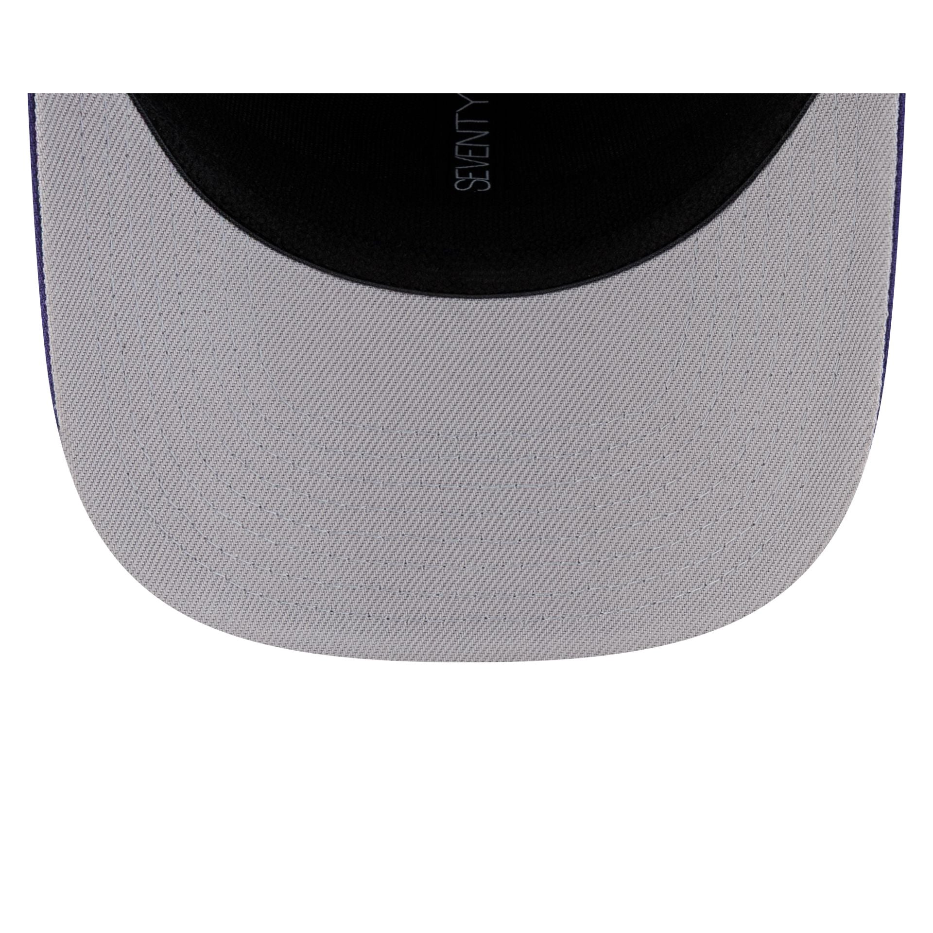 Utah Jazz Hardwood Classics 90s Script 9SEVENTY Stretch-Snap Hat