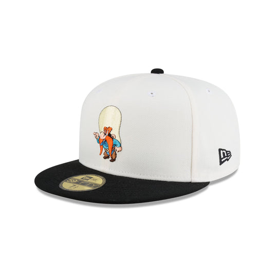 Looney Tunes Yosemite Sam White 59FIFTY Fitted Hat