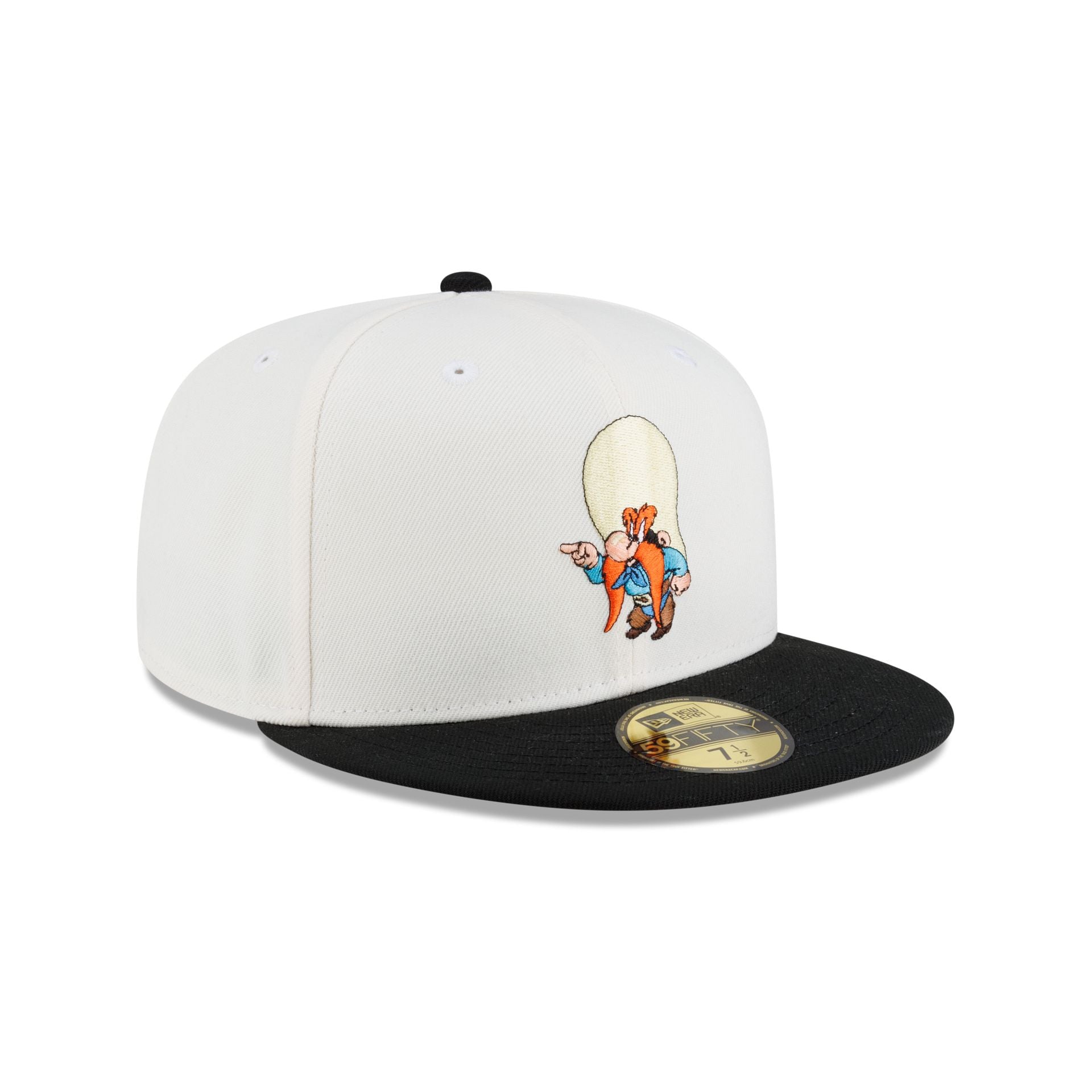 Looney Tunes Yosemite Sam White 59FIFTY Fitted Hat