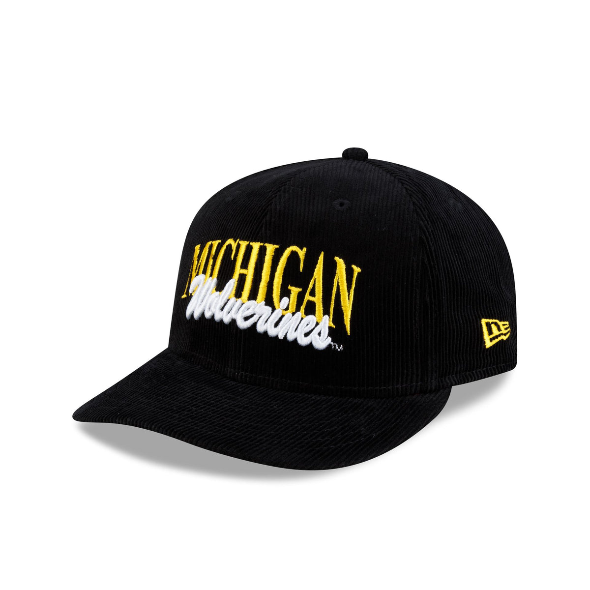 Just Caps Varsity Script Michigan Wolverines 59FIFTY Fitted Hat