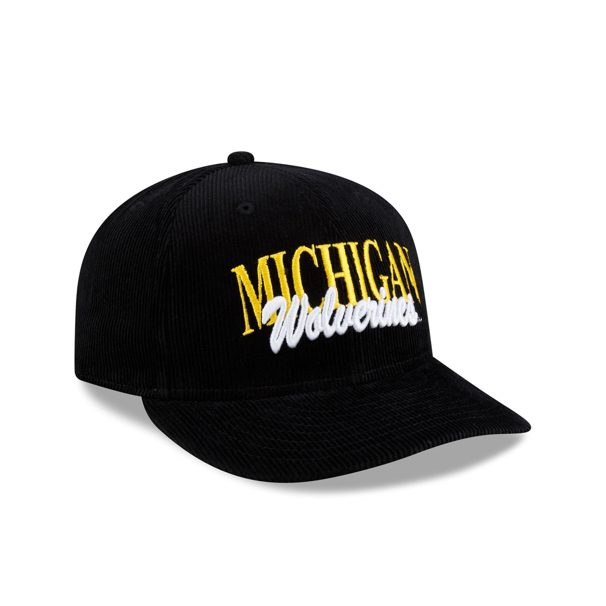 Just Caps Varsity Script Michigan Wolverines 59FIFTY Fitted Hat