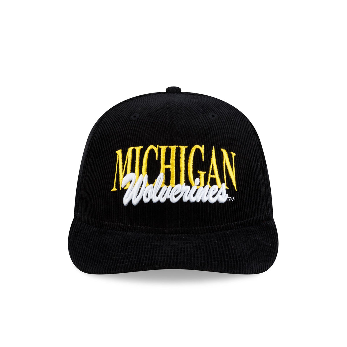 Just Caps Varsity Script Michigan Wolverines 59FIFTY Fitted Hat