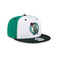 Boston Celtics Hardwood Classics 2000s White Stitch 9FIFTY Snapback Hat